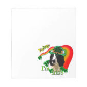 Engelse Springer Spaniel St Pattys Notitieblok (Voorkant)