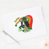 Engelse Springer Spaniel St. Pattys Ovale Sticker (Envelop)