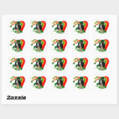 Engelse Springer Spaniel St. Pattys Vierkante Sticker (Vel)