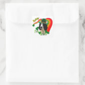 Engelse Springer Spaniel St. Pattys Vierkante Sticker (Tas)