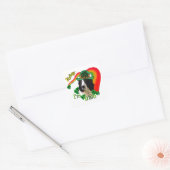 Engelse Springer Spaniel St. Pattys Vierkante Sticker (Envelop)