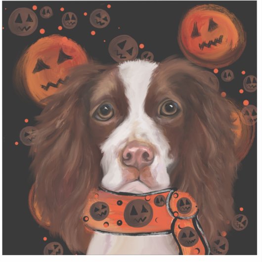 Engelse Springer Spaniel Sticker (Voorkant)