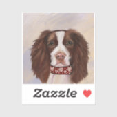 ENGELSE SPRINGER SPANIEL STICKER (Vel)