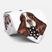 ENGELSE SPRINGER SPANIEL STROPDAS (Opgerold)