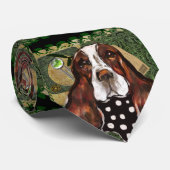 ENGELSE SPRINGER SPANIEL STROPDAS (Opgerold)