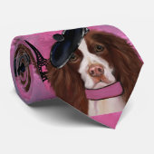 Engelse Springer Spaniel Stropdas (Opgerold)