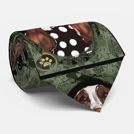 ENGELSE SPRINGER SPANIEL STROPDAS (Opgerold)