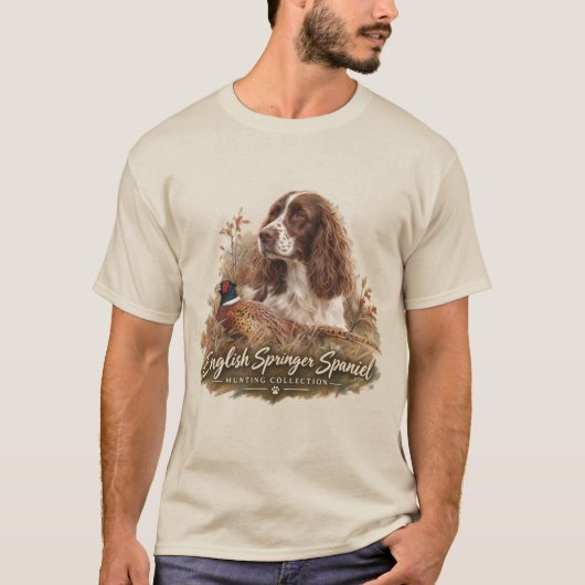 Engelse Springer Spaniel T-shirt (Voorkant)