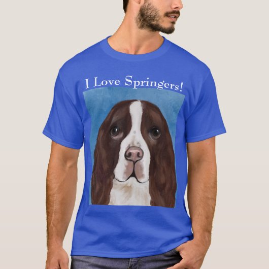 ENGELSE SPRINGER SPANIEL T-SHIRT (Voorkant)