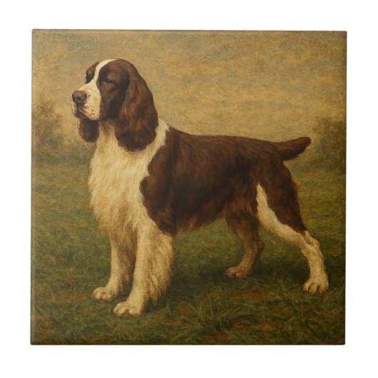 Engelse Springer Spaniel Tegeltje (Voorkant)