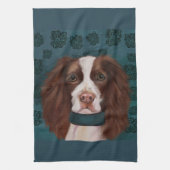 Engelse Springer Spaniel Theedoek (Verticaal)