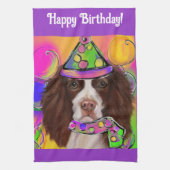 Engelse Springer Spaniel          Theedoek (Verticaal)