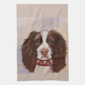 ENGELSE SPRINGER SPANIEL        THEEDOEK (Verticaal)