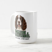 🐾 Engelse Springer Spaniel trots 🐾 Koffiemok (Voorkant links)