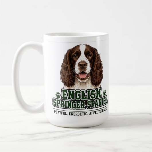 🐾 Engelse Springer Spaniel trots 🐾 Koffiemok (Links)