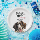 Engelse Springer Spaniel Trouw Dank Je Papieren Bordje (Feest)