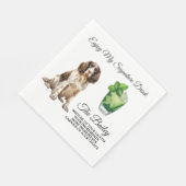 Engelse Springer Spaniel Trouw Signature Drank Servet (Hoek)