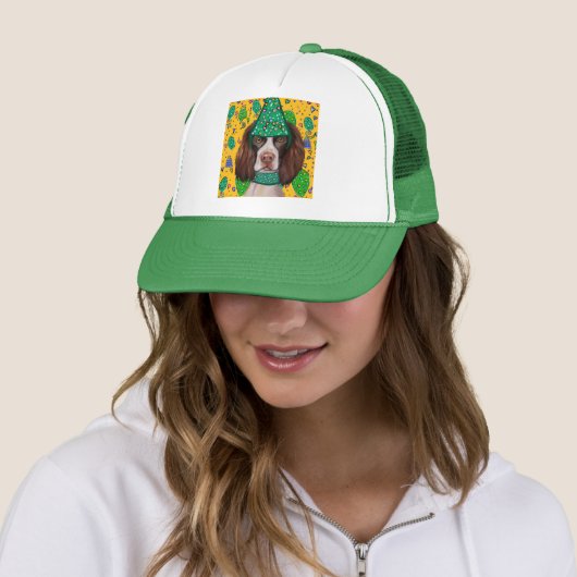 Engelse Springer Spaniel Trucker Pet (In situ)