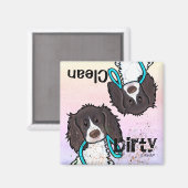 Engelse Springer Spaniel Vaatwasser Magnet (Voorkant / Achterkant)