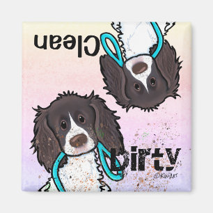 Engelse Springer Spaniel Vaatwasser Magnet