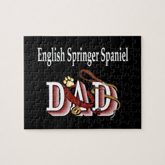 Engelse Springer Spaniel Vader Legpuzzel (Horizontaal)