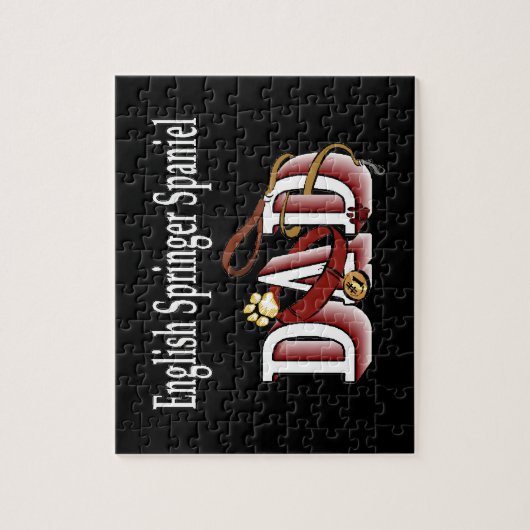 Engelse Springer Spaniel Vader Legpuzzel (Verticaal)