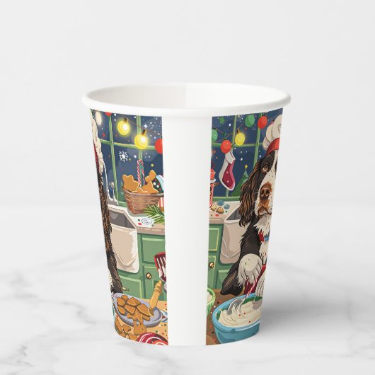 Engelse Springer Spaniel Vakantie Bakken: Feesteli Papieren Bekers (Links)