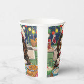 Engelse Springer Spaniel Vakantie Bakken: Feesteli Papieren Bekers (Rechts)