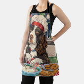 Engelse Springer Spaniel Vakantie Bakken: Feesteli Schort (Insitu)