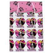 Engelse Springer Spaniel Valentijnsdag Medium Cadeauzakje (Voorkant)