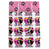 Engelse Springer Spaniel Valentijnsdag Medium Cadeauzakje (Achterkant)