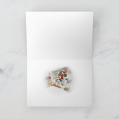 Engelse Springer Spaniel Vrolijk Kerstfeest voor i Feestdagen Kaart (Binnen)