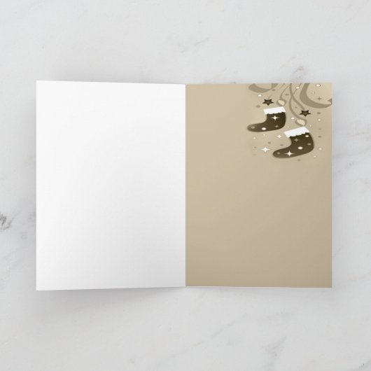 Engelse Springer Spaniel Xmas Feestdagen Kaart (Binnen)