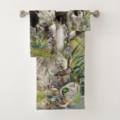 Engelse Springer Spaniels, kunst Bad Handdoek (Insitu)