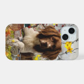 Engelse Springer Spaniels ,Kunst iPhone 15 Case (Achterkant horizontaal)