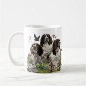 Engelse Springer Spaniels ,Kunst Koffiemok (Links)