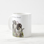 Engelse Springer Spaniels, kunst Koffiemok (Voorkant links)