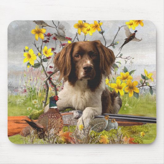 Engelse Springer Spaniels, kunst Muismat (Voorkant)