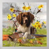 Engelse Springer Spaniels, kunst Poster (Voorkant)