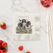 Engelse Springer Spaniels, kunst Servet (Insitu)