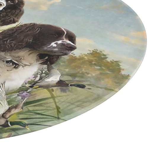 Engelse Springer Spaniels, kunst Snijplank (Hoek)