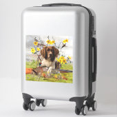 Engelse Springer Spaniels, kunst Sticker (Koffer)
