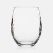 Engelse Springer Spaniels, kunst Wijnglas Zonder Voet (Rechts)