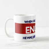 Engelse St. George's Day God Creëer Koffiemok (Links)
