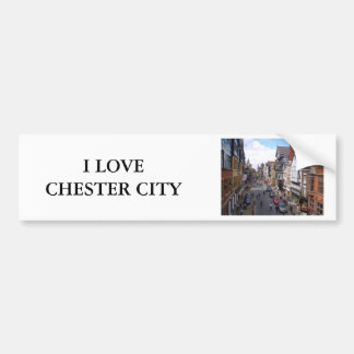 Engelse stad Chester Bumpersticker