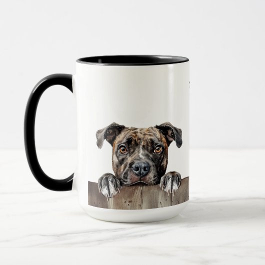 Engelse Staffordshire Bull Terrier Dog Mok (Links)