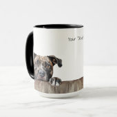 Engelse Staffordshire Bull Terrier Dog Mok (Voorkant links)