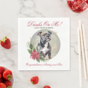 Engelse Staffordshire Bull Terrier Hond Foto Servet