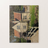 ENGELSE STEEN HUISJE PUZZEL LEGPUZZEL (Verticaal)