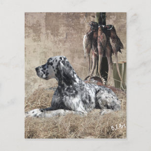 Engelse steller, fazant Hunting Poster